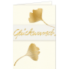 Glückwunschkarte Ginkgo
