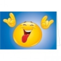 Glückwunschkarte Smiley