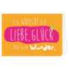 Glückwunschkarte Wunder