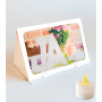 Hochzeitskarte Lichterzauber JA