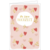 Hochzeitskarte rosa mit Herzchen