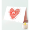 Hochzeitskarte Vögelchen Lichterzauber