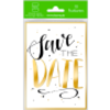 Kartenset Save the date Handlettering