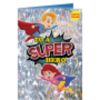 Musikkarte Geburtstag Superhero