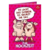 Musikkarte Hochzeit Comicschweine
