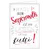 Muttertagskarte in trendigen Handlettering.