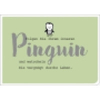 Postkarte innerer Pinguin