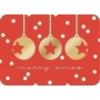 Postkarte "Merry X-mas"