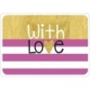 Postkarte "With love"