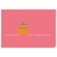 Postkarte Torte