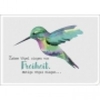 Postkarte Vogel