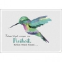 Postkarte Vogel