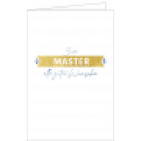 Prüfungskarte Master gute Wünsche