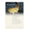 Trauerkarte Ginkgo Gold