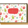 Weihnachtskartenbox Päckchen und Bäumchen