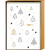 Weihnachtskartenbox Tanne und Fuchs