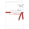 Zum 25. Hochzeitsjubiläum: Silbernes Hochzeitsjubiläum