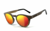 COR® COR002 Holz Sonnenbrille - laser red Sonnenbrille,  UV400 Schutzfilter