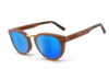 COR® COR003 Holz Sonnenbrille - laser blue Sonnenbrille,  UV400 Schutzfilter