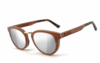 COR® COR003 Holz Sonnenbrille - laser silver Sonnenbrille,  UV400 Schutzfilter