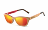 COR® COR008 Holz Sonnenbrille - laser red Sonnenbrille,  UV400 Schutzfilter