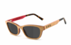 COR® COR008 Holz Sonnenbrille - smoke Sonnenbrille,  UV400 Schutzfilter