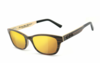 COR® COR011 Holz Sonnenbrille - laser gold Sonnenbrille,  UV400 Schutzfilter