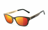 COR® COR011 Holz Sonnenbrille - laser red Sonnenbrille,  UV400 Schutzfilter