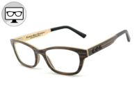 COR® COR011 Holzbrille (Xenolit® digital) Blaulichtfilter Brille,  Bildschirmbrille,  Bürobrille,  Gamingbrille