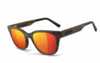 COR® COR012 Holz Sonnenbrille - laser red Sonnenbrille,  UV400 Schutzfilter