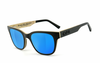 COR® COR014 Holz Sonnenbrille - laser blue Sonnenbrille,  UV400 Schutzfilter