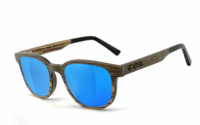 COR® COR015 Holz Sonnenbrille - laser blue Sonnenbrille,  UV400 Schutzfilter