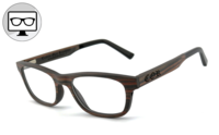COR® COR020 Holzbrille (Xenolit® digital) Blaulichtfilter Brille,  Bildschirmbrille,  Bürobrille,  Gamingbrille