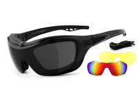 HELLY® - No.1 Bikereyes® bandit 2 gepolsterte Multifunktionsbrille,  Motorradbrille,  Motorrad-Sonnenbrille,  Bikerbrille,  winddicht