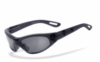 HELLY® - No.1 Bikereyes® black angel - tribal black Bikerbrille,  Motorrad-Sonnenbrille,  Motorradbrille,  winddicht