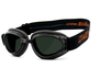 HELLY® - No.1 Bikereyes® hurricane 3 - grau-grün (polarisierend) polarisierte Motorradbrille,  Motorrad-Sonnenbrille,  Bikerbrille,  winddicht