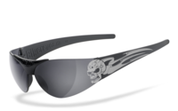 HELLY® - No.1 Bikereyes® moab 4 - tribal skull Bikerbrille,  Motorrad-Sonnenbrille,  Motorradbrille,  winddicht