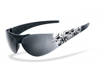 HELLY® - No.1 Bikereyes® moab 4 - triple skull Bikerbrille,  Motorrad-Sonnenbrille,  Motorradbrille,  winddicht