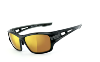 HSE® - SportEyes® 2095bs-agv laser gold Sportbrille,  Fahrradbrille,  Sonnenbrille,  Bikerbrille,  Radbrille,  UV400 Schutzfilter