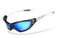 HSE® - SportEyes® SPEED MASTER 2.2 - tribal flowers - laser blue Sportbrille,  Fahrradbrille,  Sonnenbrille,  Bikerbrille,  Radbrille,  UV400 Schutzfilter