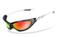 HSE® - SportEyes® SPEED MASTER 2.2 - tribal flowers - laser red Sportbrille,  Fahrradbrille,  Sonnenbrille,  Bikerbrille,  Radbrille,  UV400 Schutzfilter