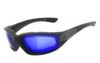 KING KEROSIN® KK140 gepolstert - laser blue gepolsterte Bikerbrille,  Motorrad-Sonnenbrille,  Motorradbrille,  winddicht