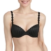 MARIE JO Avero BH Push Up gefüttert,  Schwarz Schwarz 80 A