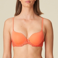 MARIE JO Pearl BH Herzform gefüttert,  Coral Orange Coral 85 B