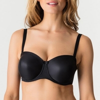 PRIMA DONNA BH Satin Bustier trägerlos,  Schwarz