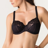 PRIMA DONNA Couture BH Vollschale,  ungefüttert,  Schwarz Schwarz 75 E