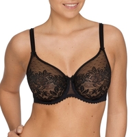 PRIMA DONNA Divine BH Bügel Vollschale,  Schwarz Schwarz 80 G