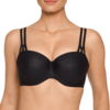 PRIMA DONNA Swim Freedom Bikini Oberteil gefüttert Aussenträger Schwarz 85 D