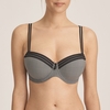 PRIMA DONNA Twist Gentlelady BH Schale Aussenträger,  Karo Grau