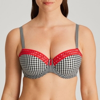 PRIMA DONNA Twist Gentlelady BH Schale Aussenträger,  Schwarz kariert